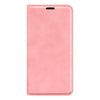 For Samsung Galaxy S25 5G Retro-skin Magnetic Suction Leather Phone Case(Pink)