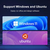 Ninkear N9 Windows 11 Mini PC, 8GB+256GB, Intel Alder Lake N95, Support 3 Screen Display(US Plug)
