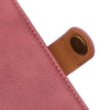 For Alcatel 3X 2020 KHAZNEH Cowhide Texture Horizontal Flip Leather Case with Holder & Card Slots & Wallet(Pink)