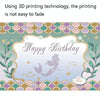120 x 80cm Mermaid Happy Birthday Photography Background Cloth(12101996)