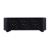 B866 1 XLR Split Horizontal Parallel Distributor, 1 Input and 6 Output (Black)