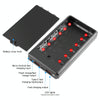 HAWEEL DIY 6 x 18650 Battery 24W Fast Charge Power Bank Box Case with Display, Not Include Battery (Black)