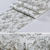 3D Pattern Wallpaper Damascus Self-Adhesive Wallpaper Non-Woven Embossed Deep Embossed Background Wall Paper, Specification: 0.53 x 3m(22103)