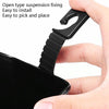 Car Umbrella Holder Waterproof Storage Bucket With Hook Clip(Black)