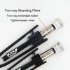 HSD WTP-809R 9-inch Two-way 287mm Stranding Wire Pliers Fuses Plier Twist Wire Clamp Tightening Plier