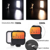 Portable Phone Desktop Live Fill Light Mini Pocket Light Shooting Camera Fill Lamp, Style: Standard White Light With Tripod+Hot Boot+Clip