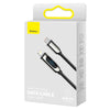 Baseus CATLSK-01 20W USB-C / Type-C to 8 Pin Display Fast Charging Data Cable, Cable Length: 1m(Black)