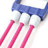 Three-tube TPE Wall Pulley Elastic Rope Home Fitness Equipment For Ladies And Children, Random Colour Delivery