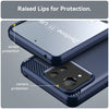 For Asus Zenfone 11 Ultra Brushed Texture Carbon Fiber TPU Case(Blue)