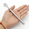 2 PCS Extendable Back Scratcher Stainless Steel Telescopic Anti Itch Claw Massager Extender