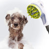 Pet Shower Brush with Non-Slip Handle (White)