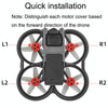 4 PCS / Set Sunnylife AT-MD475 Dust-proof Waterproof Aluminum Alloy Motor Cover For DJI Avata(Red)