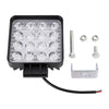 48W Bridgelux 4000lm 16 LED White Light Condenser Engineering Lamp / Waterproof IP67 SUVs Light, DC 10-30V(Black)