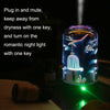 AOD-8 Jungle Discovery 3D Glass Aromatherapy Machine Silent Bedroom Mini Humidifier US Plug
