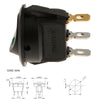 2pcs KCD1-102N Round 3Pin Rocker Switch LED Light 12V Car Modification Reverse Sensor Switch