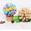 Solid Wood Rotating Lollipop Fischer Series Creative Ornaments Decompression Toy Decompression Artifact(Leaves)