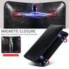 PU Flip Double Phone Card Slot Case, Size:19 x 11cm(Blue)