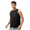 Summer Loose Breathable Fitness Quick-Drying Sleeveless Vest, Size: S(Black)