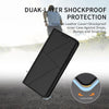 For Samsung Galaxy Note20 5G Strong Magnetic Frosted Flip Leather Phone Case(Black)