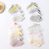 5 Pairs / Set Baby Socks Mesh Thin Cotton Breathable Children Boat Socks, Toyan Socks: M 1-3 Years Old(Girl Crimp)