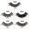 8pairs /Box Naturally Thick Eyelashes Large Curvature Curling False Eyelashes G889