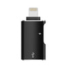 8 Pin to USB, USB-C / Type-C OTG Adapter(Black)