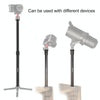 PULUZ Telescopic Extension Central Shaft Rod Monopod Holder, Rod Length: 33-60cm(Black)