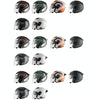 KUQIBAO Motorcycle Smart Bluetooth Sun Protection Double Lens Safety Helmet, Size: M(Matte Black Phantom Fiber)