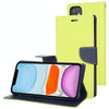 For iPhone 11 MERCURY GOOSPERY FANCY DIARY Horizontal Flip Leather Case with Holder & Card Slots & Wallet(Green)