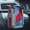 Car Air Outlet Storage Bag Mobile Phone Storage Hanging Bag (Grey)