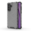 For Samsung Galaxy A36 5G Shockproof Honeycomb PC + TPU Protective Phone Case(Black)