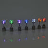 1 Pair Fashion LED Earrings Glowing Light Up Diamond Earring Stud(Green)