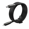 hoco U136 USB-C / Type-C to 8 Pin Prize PD Charging Data Cable, Length:1.2m(Black)
