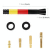 Short Universal Flag of Germany Pattern Car Antenna Aerial 7.5cm