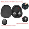 For Bose NC700 Bluetooth Headset Classic PU Storage Bag Protective Case(Black)