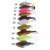 4 PCS HENGJIA SO062 Defense Bottom Tail 14g Jumping Fish Luya Soft Bait(6)