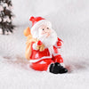 4pcs Christmas Micro Landscape Decorations Resin Craft Gifts Home Decoration Ornaments, Spec: Santa No. 11