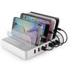 X6 96W 2.4A 8 USB Ports Smart Charger with Detachable Bezel, AU Plug(White)