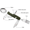 6-Opening Multifunctional Outdoor Camping Detachable Folding Tableware(SY-FT020)