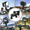 PULUZ 360 Degree Rotation Bike Aluminum Handlebar Adapter Mount with Screw for GoPro, Insta360, DJI and Other Action Cameras(Black)