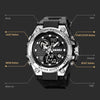 SKMEI 2031 Multifunctional Outdoor Waterproof Chronograph Men Sports Watch(Black Gold)