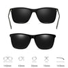 Men Retro Fashion Aluminum Magnesium Frame UV400 Polarized Sunglasses  (Demi Brown + Brown)
