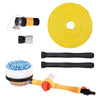 Car Cleaning Tools Chenille Automatic Rotating Car Wash Brush, Style: Water Brush + 10m Water Pipe