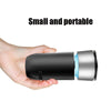 K04 Colorful Car Charger USB Car Negative Ion Air Purifier(Black)