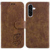For Samsung Galaxy A36 5G / A56 5G Little Tiger Embossed Leather Phone Case(Brown)