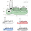 Cat 3-in-1 Auto Water Dispenser & Tilt Food Bowl (Green)