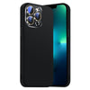For iPhone 13 Pro Nano Lens Cover Liquid Silicone Phone Case(Black)
