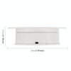 20cm 360 Degree Electric Rotating Turntable Display Stand Photography Video Shooting Props Turntable, Load 1.5kg, Powered by Battery(White)
