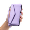 For Redmi Note 13 4G Global Wallet Multi-card Slot Leather Phone Case with Lanyard(Purple)