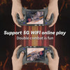 ANBERNIC RG ARC-S Handheld Game Console 4-Inch IPS Screen Linux System Portable Video Arcade 128G(Transparent Blue)